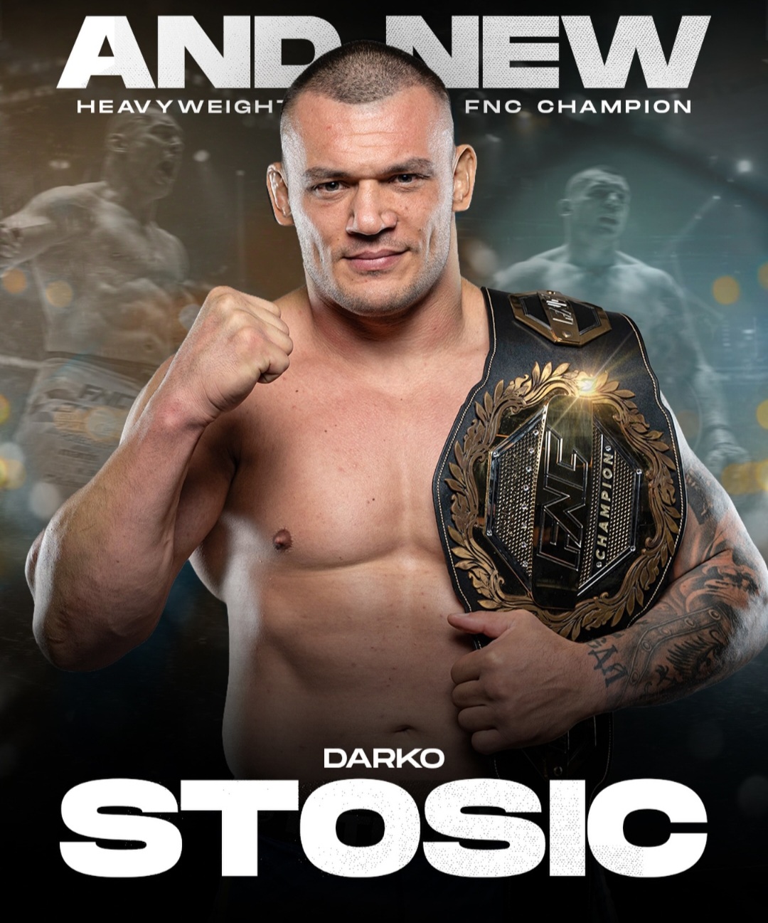 Darko Stošić poslije pet rundi osvojio FNC pojas u Zagrebu